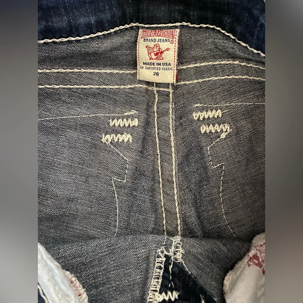 True Religion Designer jeans BECKY Big T -size 26 - Picture 8 of 13
